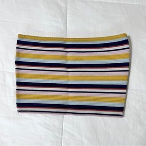 LA Hearts Ribbed Tube Top Small